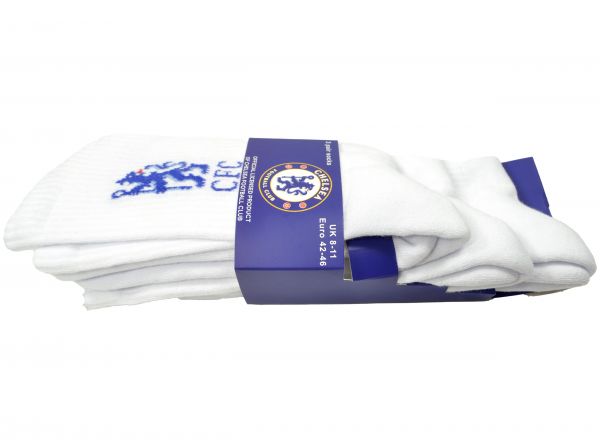 Chelsea Fc Sportsstrømper  Junior  -pak  Uk 46     Eu 3639
