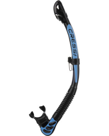Cressi Alpha Ultra Dry Snorkel Sort   Blå