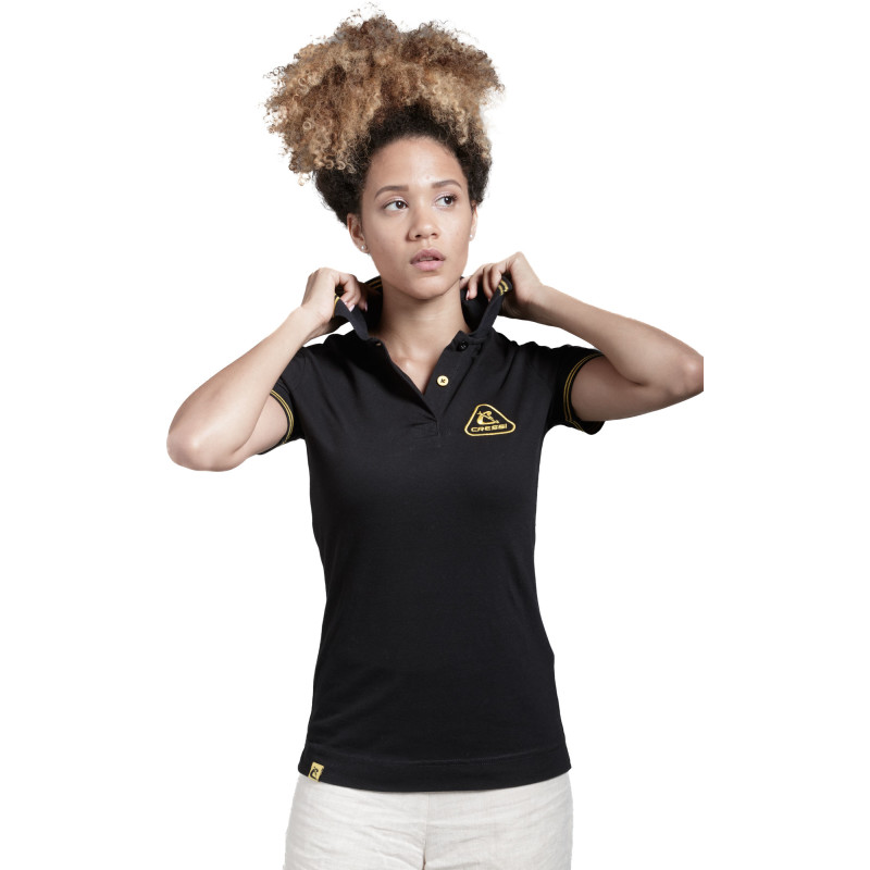 Cressi Cressi 1946 Polo Dame Sort   Gul