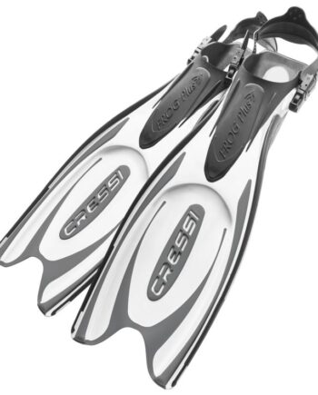 Cressi Frog Plus Finner Sort   Hvid