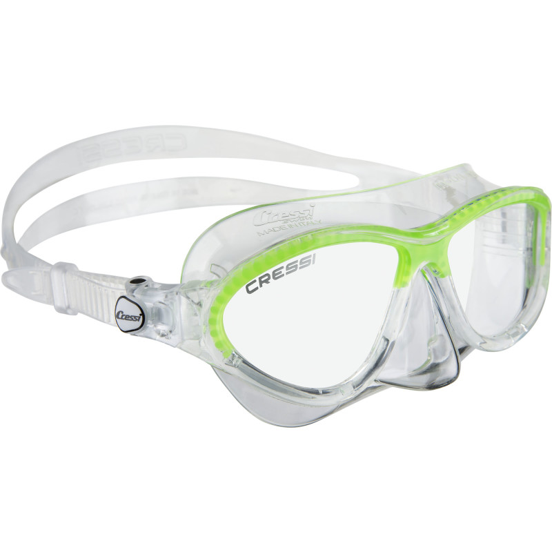 Cressi Moon Dykkermaske Klar   Lime