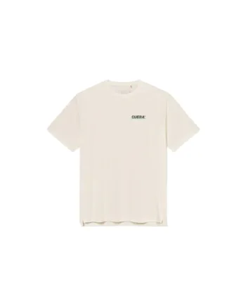 Cuera Active Light Weight  -shirt  Off White    Navy Green