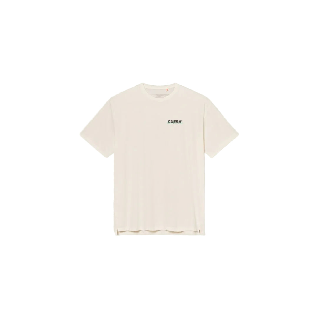 Cuera Active Light Weight  -shirt  Off White    Navy Green