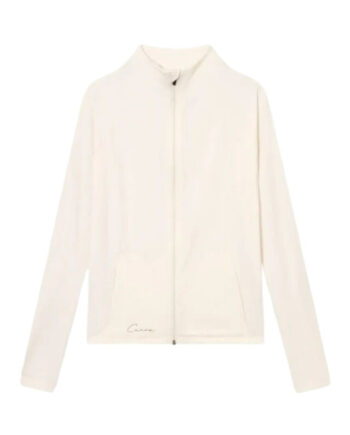Cuera Active Zip Cardigan  Off White  Xs