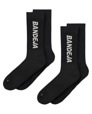 Cuera Bandeja Padel Strømper   -pak  Black Sand  36-40