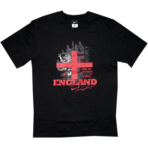 England Hero   Tee World Cup 2010 Rooney   Black-