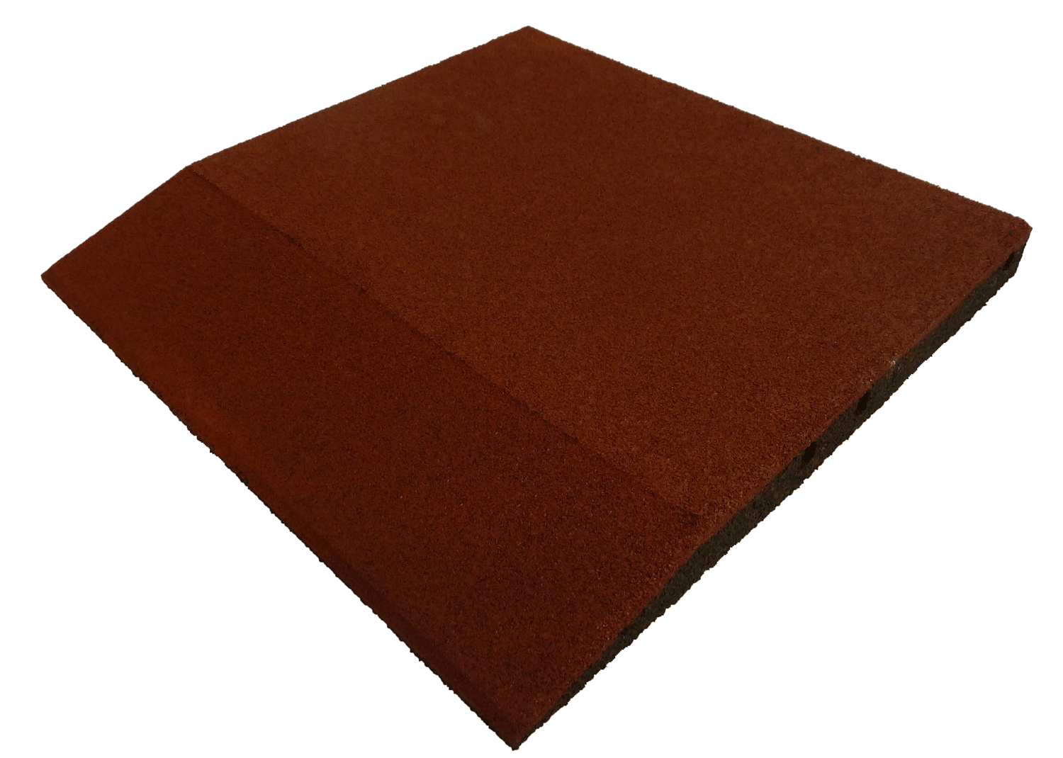 Ergofloor Ergoplay Impact Gummifliser Faldunderlag Rampe 500x500x45 Mm Rød