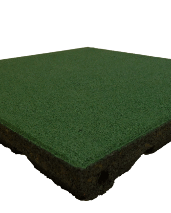 Ergofloor Ergoplay Impact Gummifliser   Faldunderlag 500x500x45 Mm Grøn