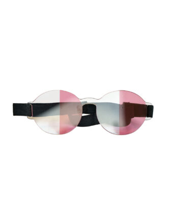 Farve Spectrum Halv-felt Brille  Rød   Transparent