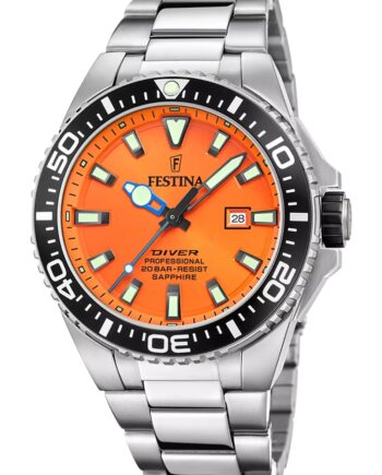 Festina F20663   Herreur Diver Ur Med Safirglas