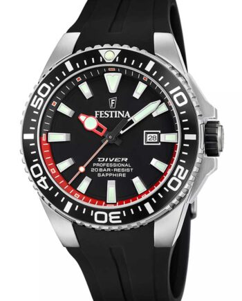 Festina F20664   Herreur Professional Diver Day-date