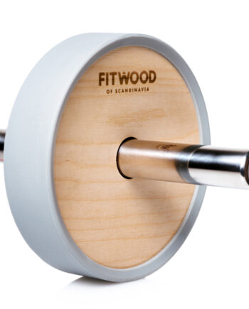 Fitwood Kivi Ab Wheel Træ   Rustfri Stål Håndtag   Grå Ring