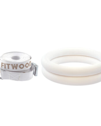 Fitwood Ulpu Gymnastikringe 28mm - Hvid-overflade   Hvid Strop