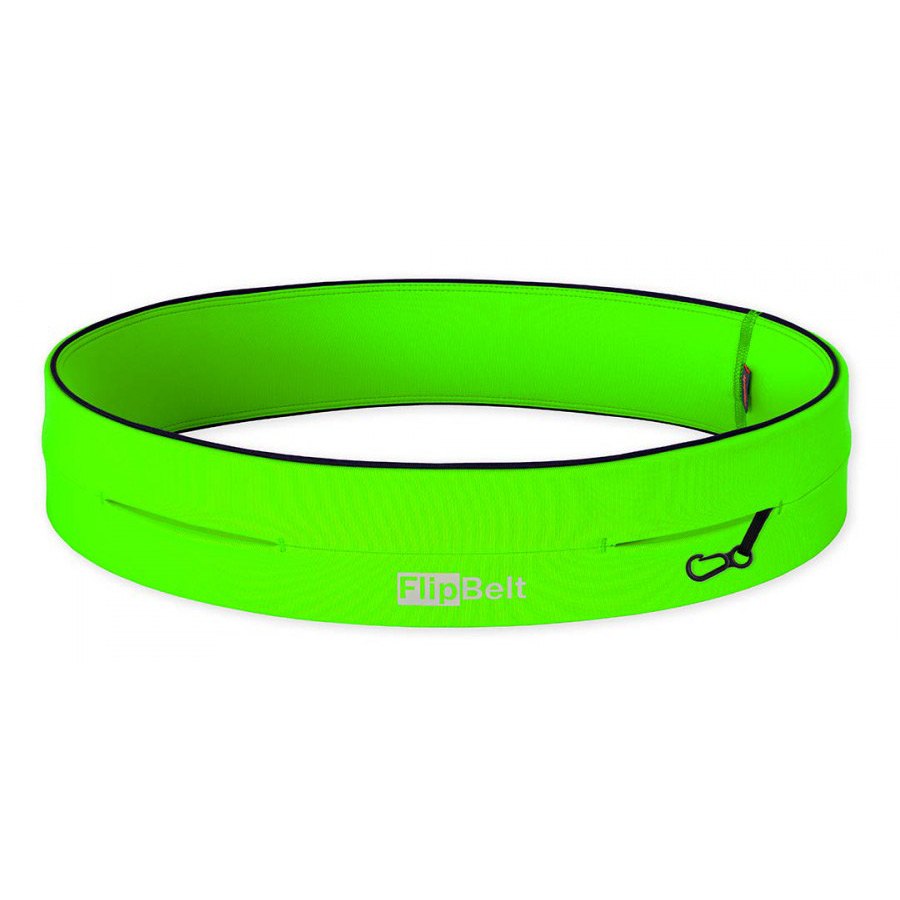 Flipbelt Løbebælte Pengekat  Neon Grøn Xs