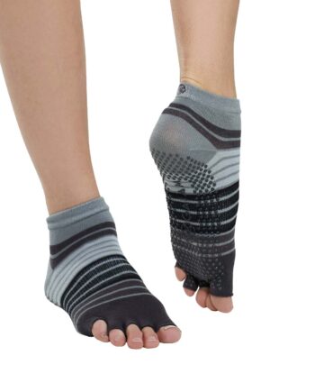 Gaiam Tåløse No-slip Yoga Strømper Grey