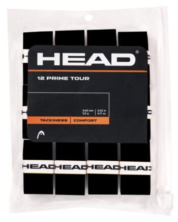 Head Prime Tour Overgrip  12-pak  Black