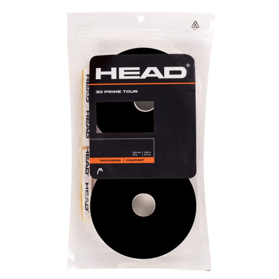 Head Prime Tour Overgrip  30-pak  Black