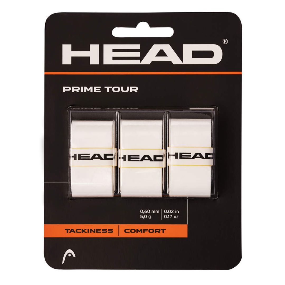 Head Prime Tour Overgrip   -pak  White