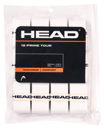 Head Prime Tour Overgrip  12-pak  White