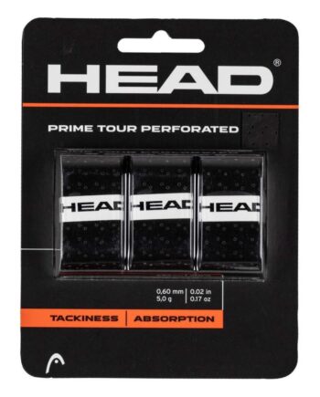 Head Prime Tour Perforated Overgrip    Stk  Black