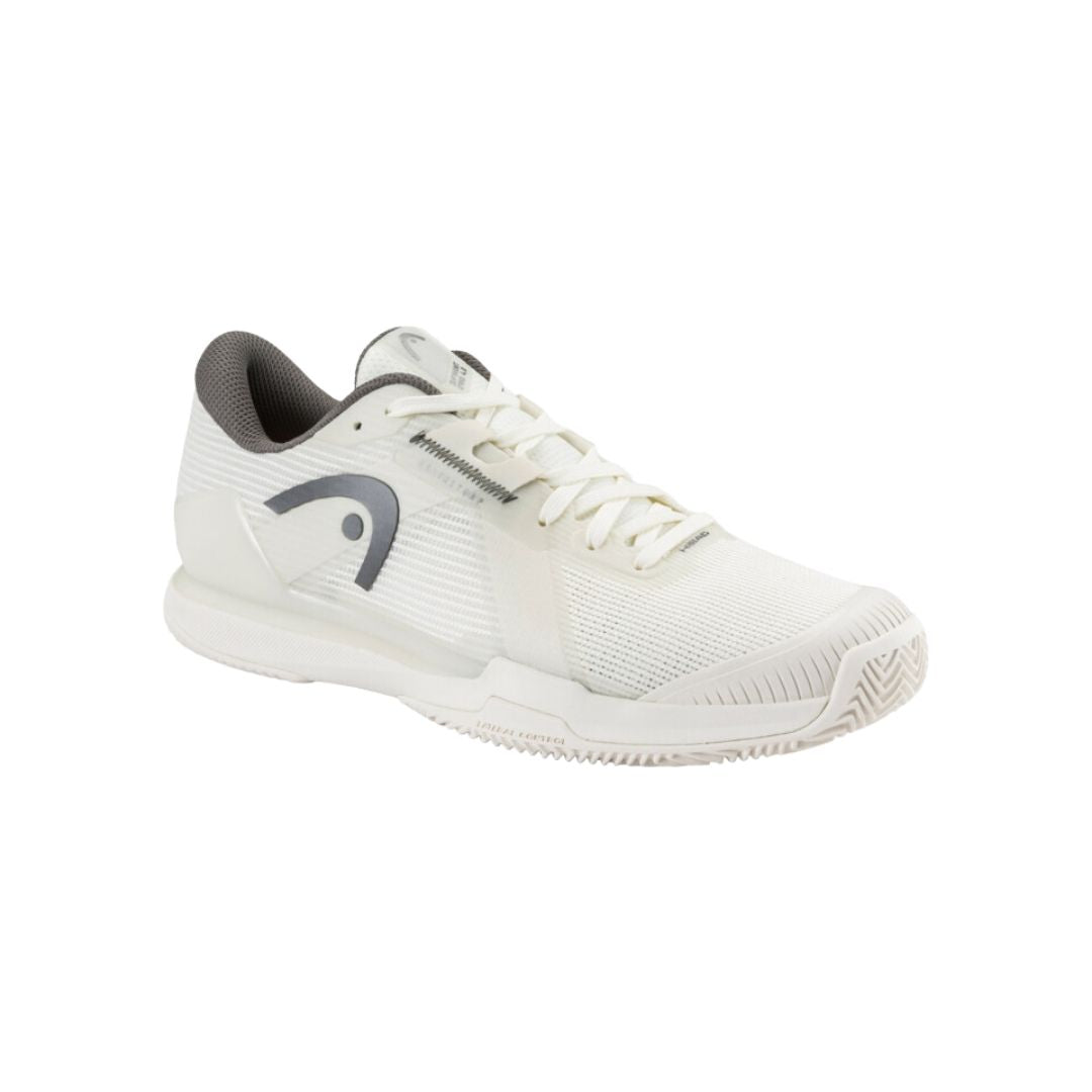 Head Sprint Pro Clay Men Chalk White Dark Grey 40