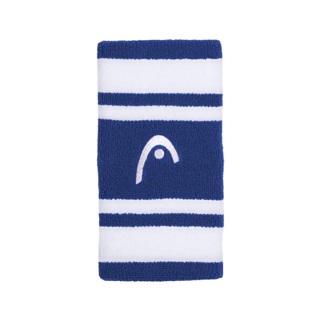 Head Wristband Striped   Quot   Royal White