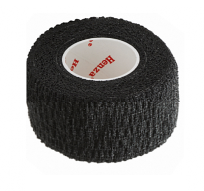 Henza  Elastisk Crossfittape Sort   5cm     9m