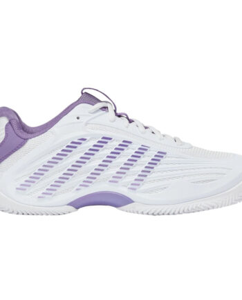 -swiss Hypercourt Express   Clay Women  White Purple Haze Lunar Rock  37