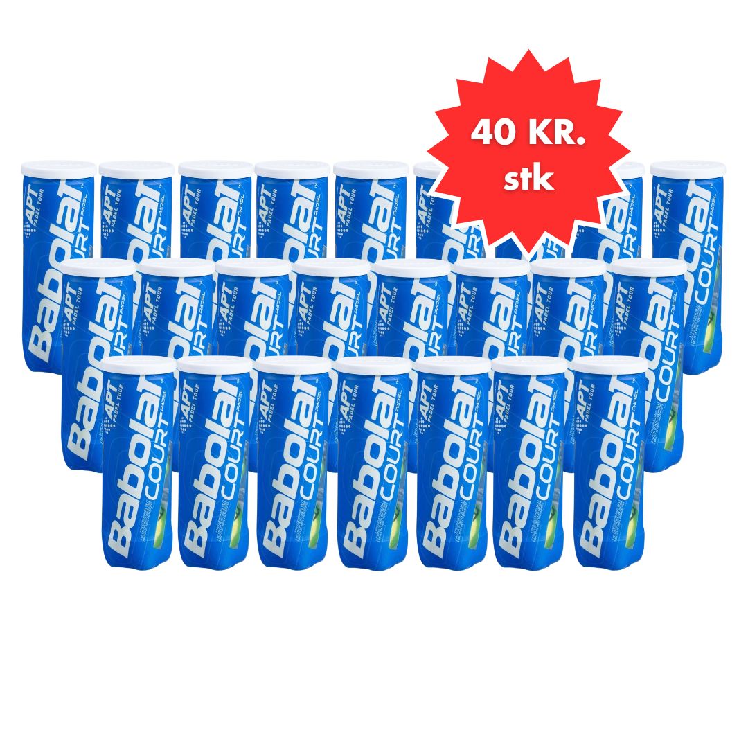 Kasse Med Babolat Court X3  24 Rør