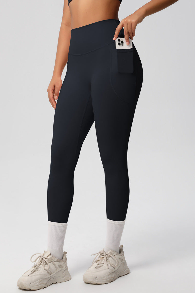Lea Tights Med Lommer Black Small Black