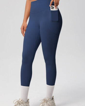 Lea Tights Med Lommer Navy Small   Navy