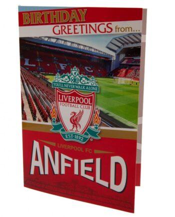 Liverpool Fc Pop-up Fødselsdagskort
