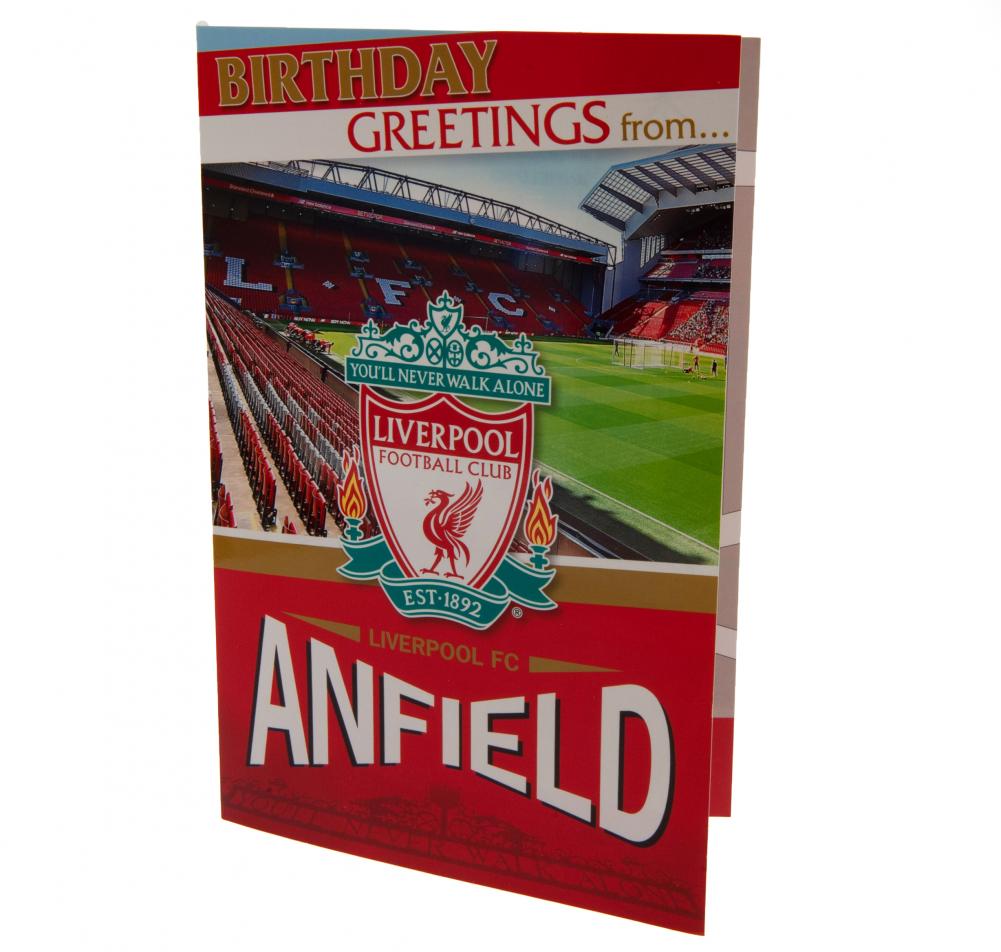 Liverpool Fc Pop-up Fødselsdagskort