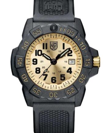 Luminox Xs 3505 Gp   Herreur Neavy Seal Gold Limited