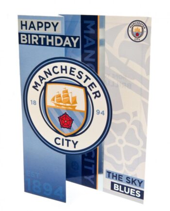 Manchester City Fc Fødselsdagskort