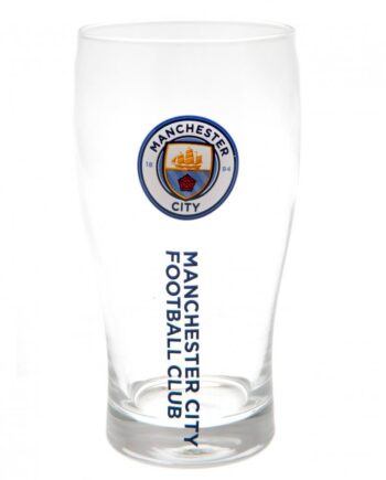 Manchester City Fc Glas 15   Cm