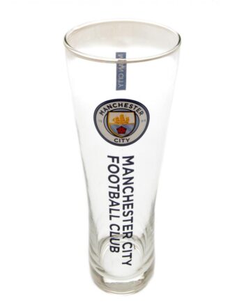 Manchester City Fc Højt Glas 24 Cm