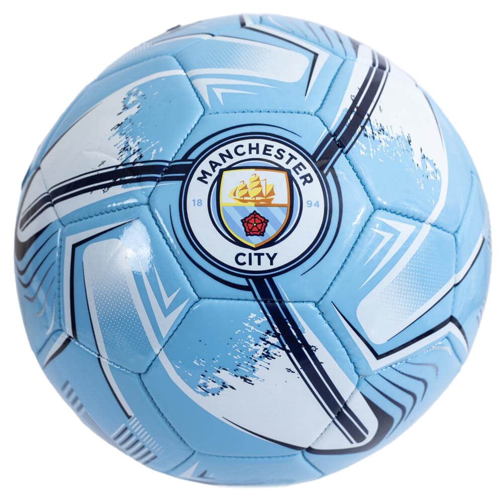 Manchester City Fodbold Blå Str