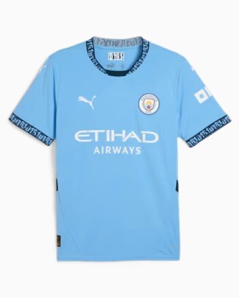 Manchester City Home Jersey 2024 25 Mens-xs