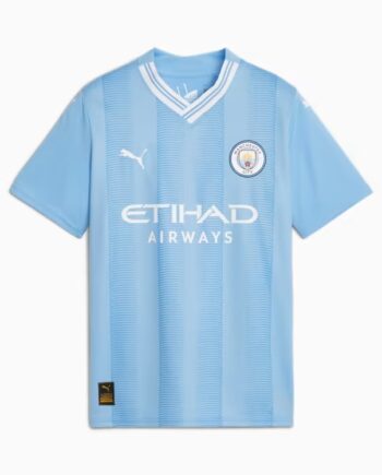 Manchester City Home Jersey 2023 24 Youth-176   Yx