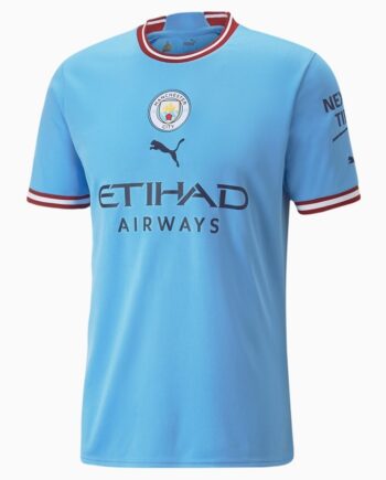 Manchester City Home Jersey 2022 23 Youth-128   Ys