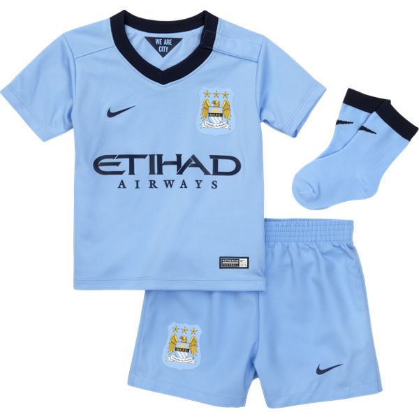 Manchester City Home Kit Infants 2014 15   Baby- -  Mdr   62-68 Cm