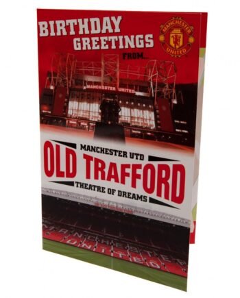 Manchester United Fc Pop-up Fødselsdagskort