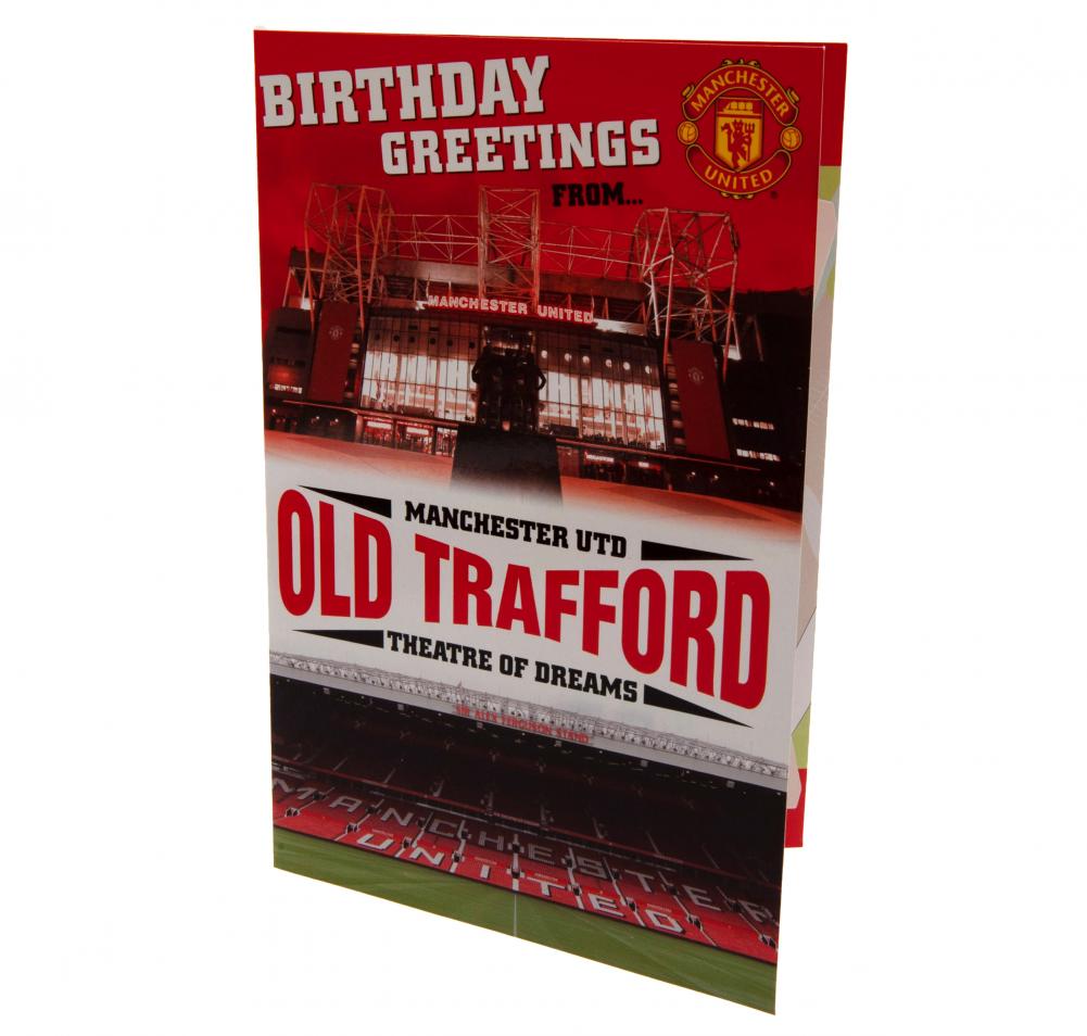 Manchester United Fc Pop-up Fødselsdagskort
