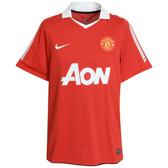 Manchester United Hjemme Trøje 2010 11 Børn-ym   137-147