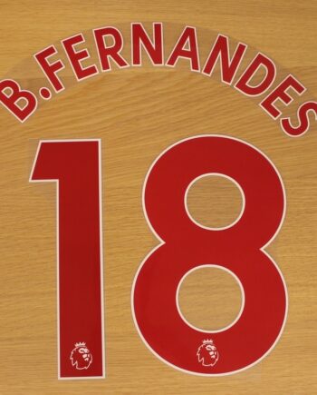 Manchester United Pl Away Print 2021 22    Fernandes 18-adult