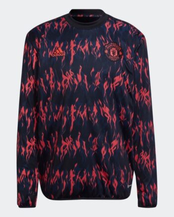 Manchester United Pre-match Jersey     2021 22 By Adidas-