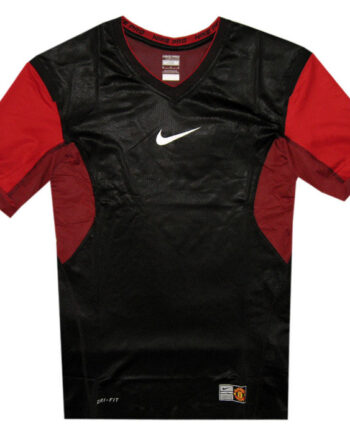 Manchester United Vapor Neck Top 2010 11 Rød-sort-