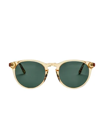 Messyweekend New Depp Solbriller  Champagne Green