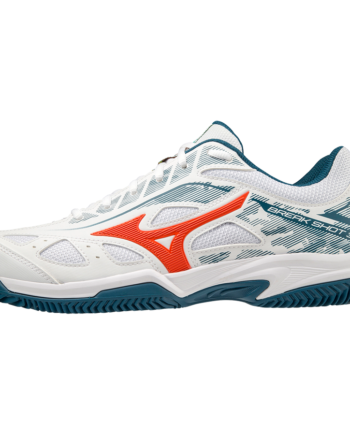 Mizuno Breakshot   Cc  Unisex  Hvid Rød Turkis  Padelsko 36
